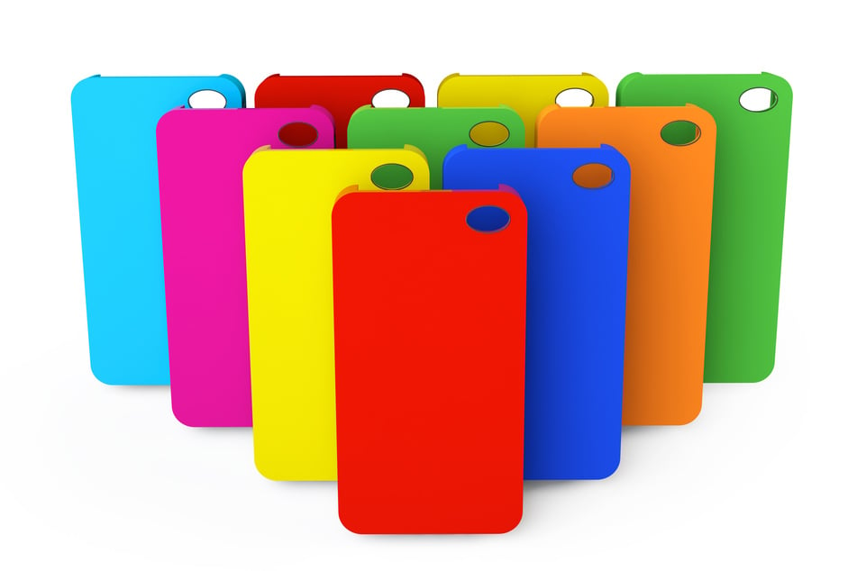 MultiColor plastic mobile phone cases