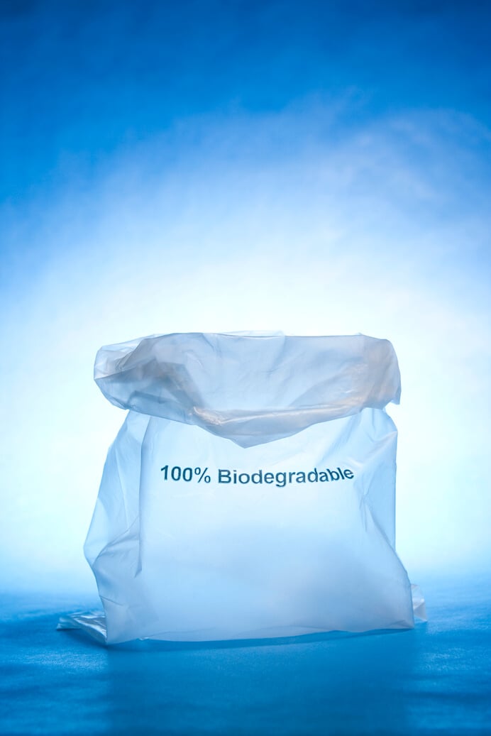 Biodegradable plastic bag